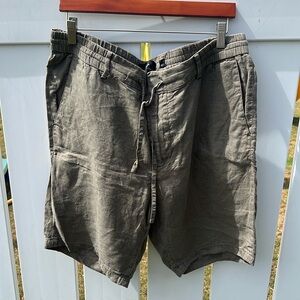 Vince Mens Hemp Linen Shorts